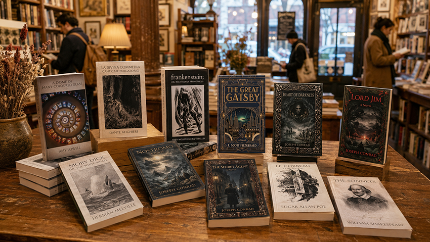 A spread of Mignon Classics titles